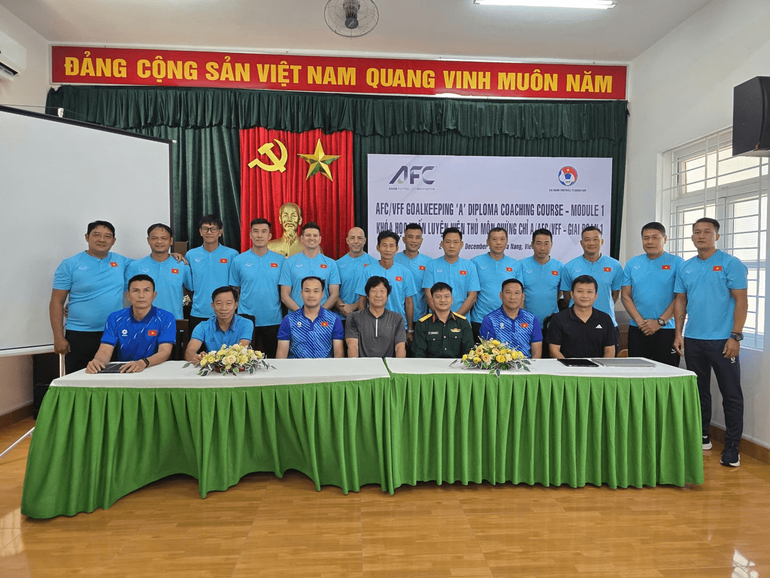 Việt Nam tổ chức khóa học huấn luyện viên thủ môn chứng chỉ ‘A’ AFC lần thứ hai