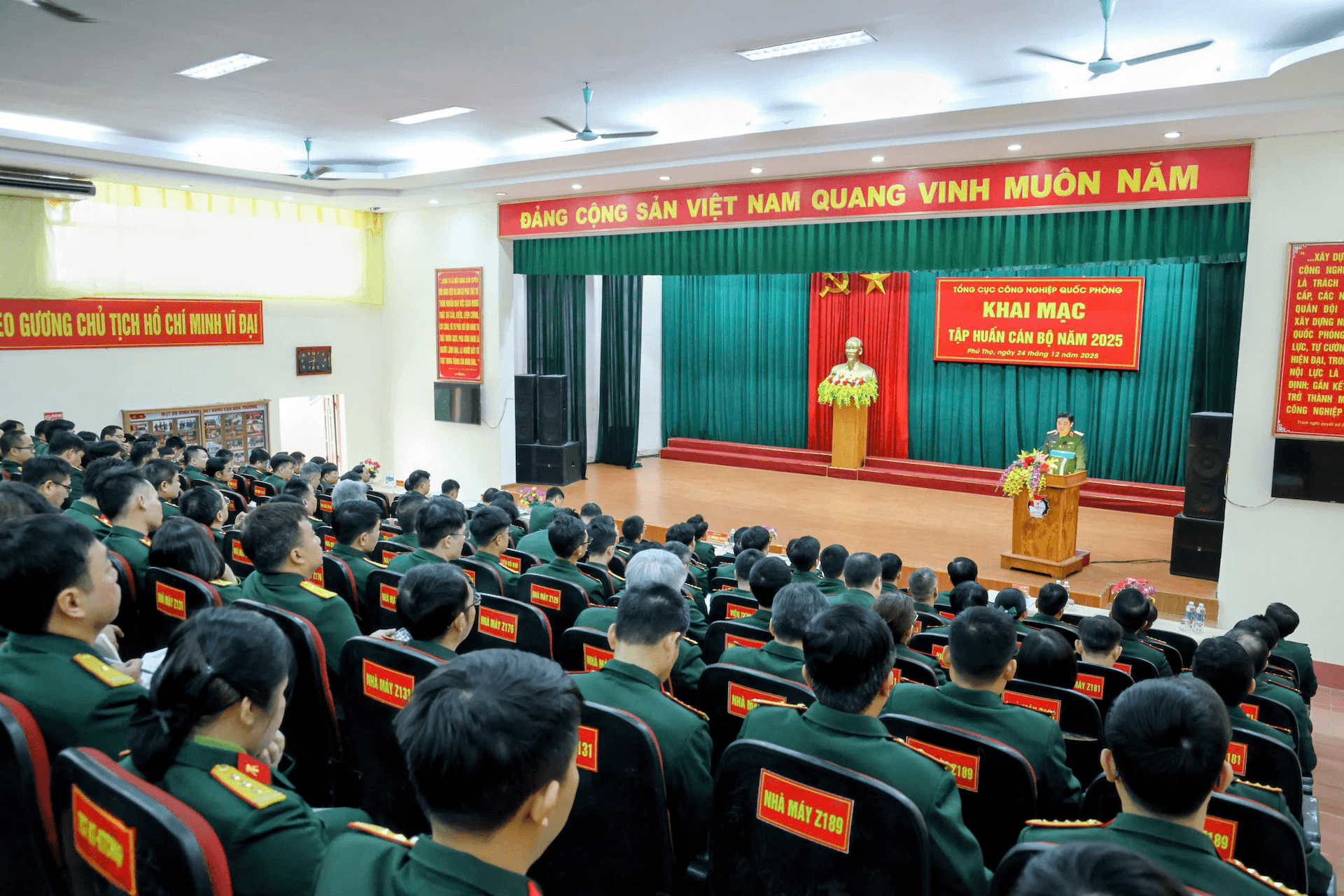 Tổng cục Công nghiệp Quốc phòng khai mạc tập huấn cán bộ năm 2025