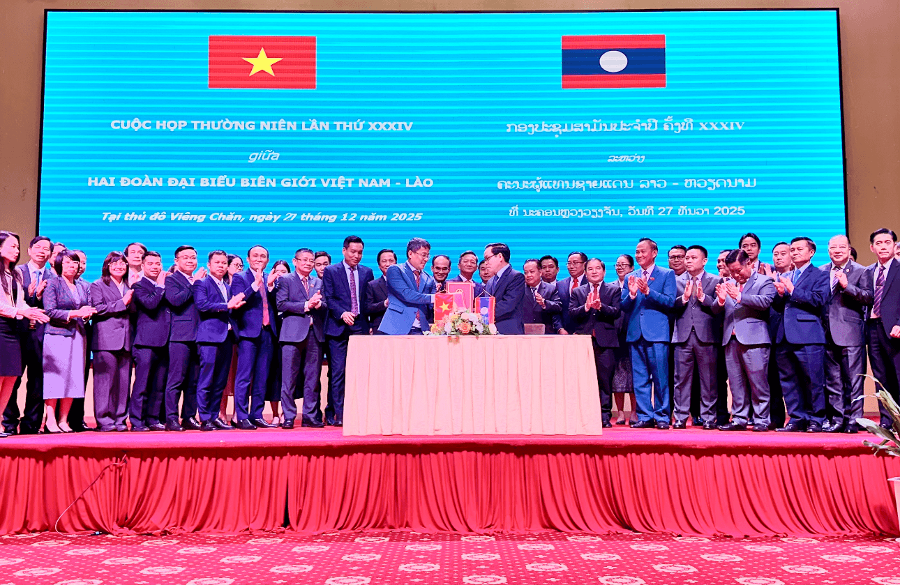Cuộc họp thường niên lần thứ 34 đoàn đại biểu biên giới Việt Nam - Lào