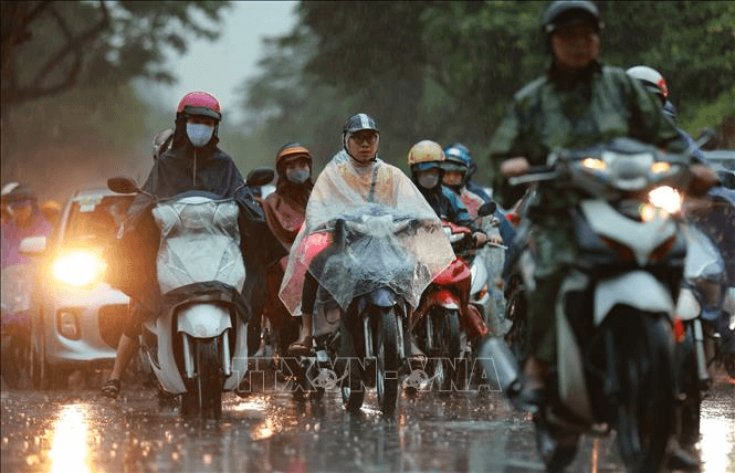 Nhiều khu vực có mưa dông đợt Tết Dương lịch