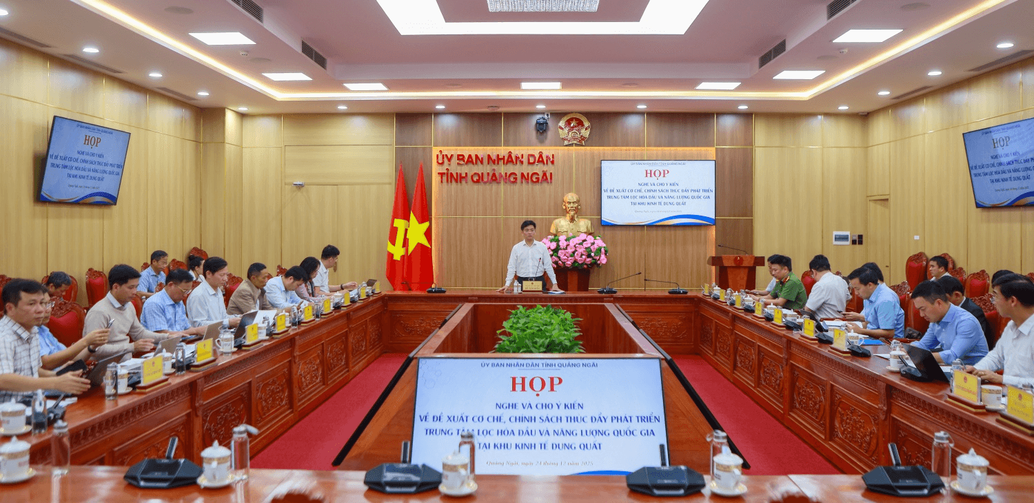 BSR đóng góp cơ chế thúc đẩy phát triển Trung tâm lọc hóa dầu và năng lượng quốc gia tại Dung Quất