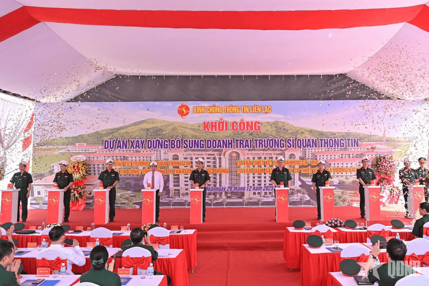 Xây dựng doanh trại Trường Sĩ quan Thông tin chính quy, thông minh, hiện đại