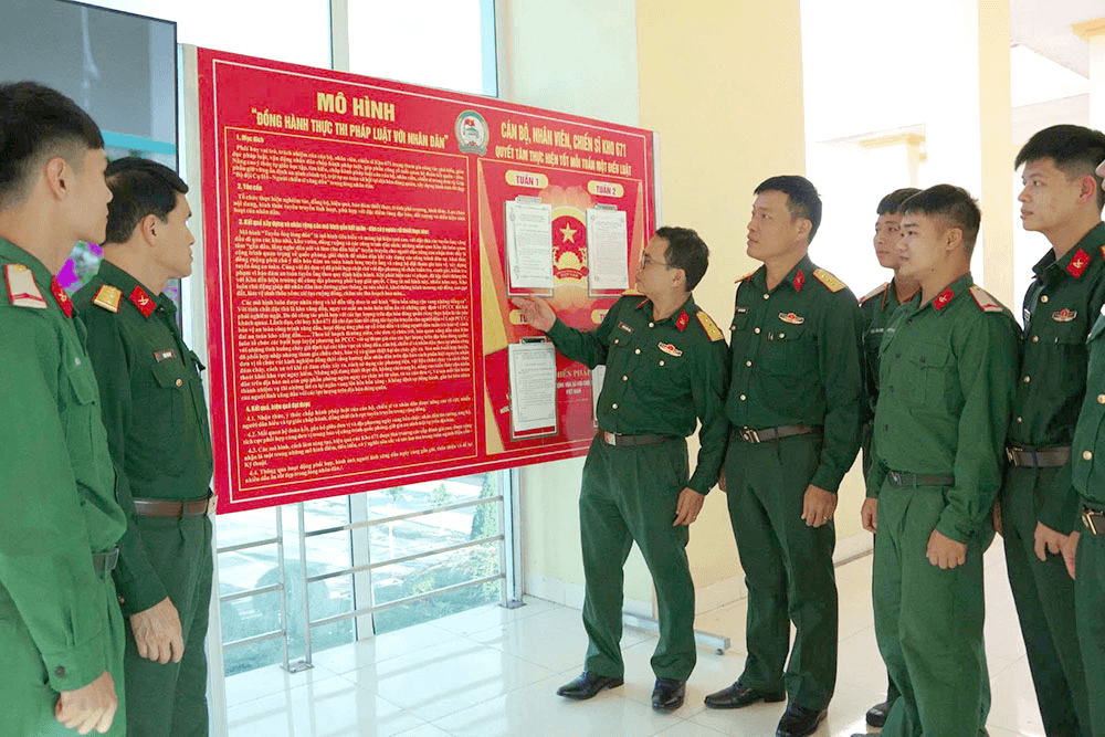 Quản lý tốt tư tưởng, kỷ luật, xây dựng đơn vị vững mạnh