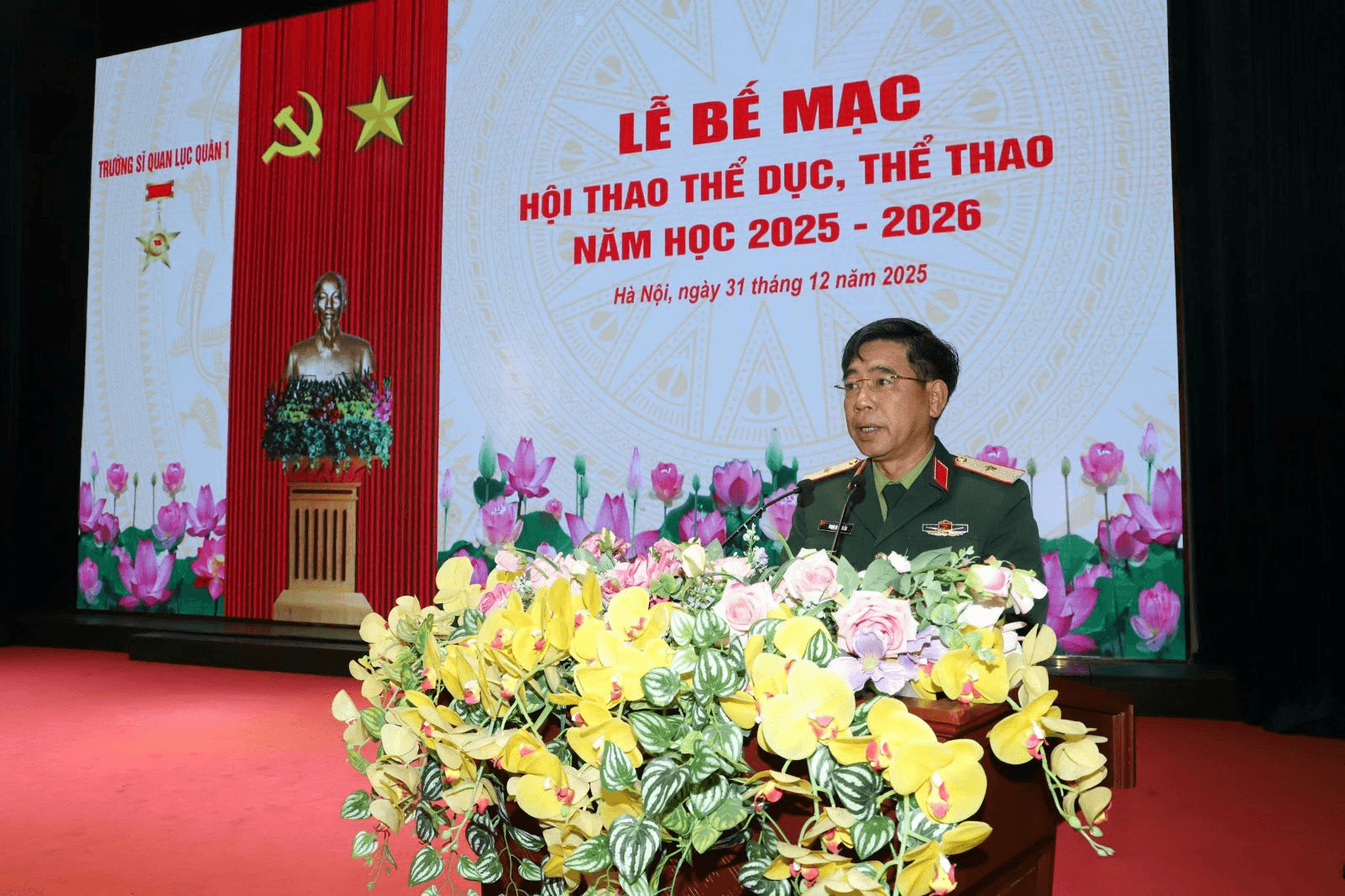 Trường Sĩ quan Lục quân 1 bế mạc hội thao thể dục, thể thao