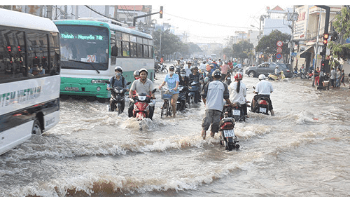 Triều cường ở ven biển Đông Nam Bộ có xu hướng tăng