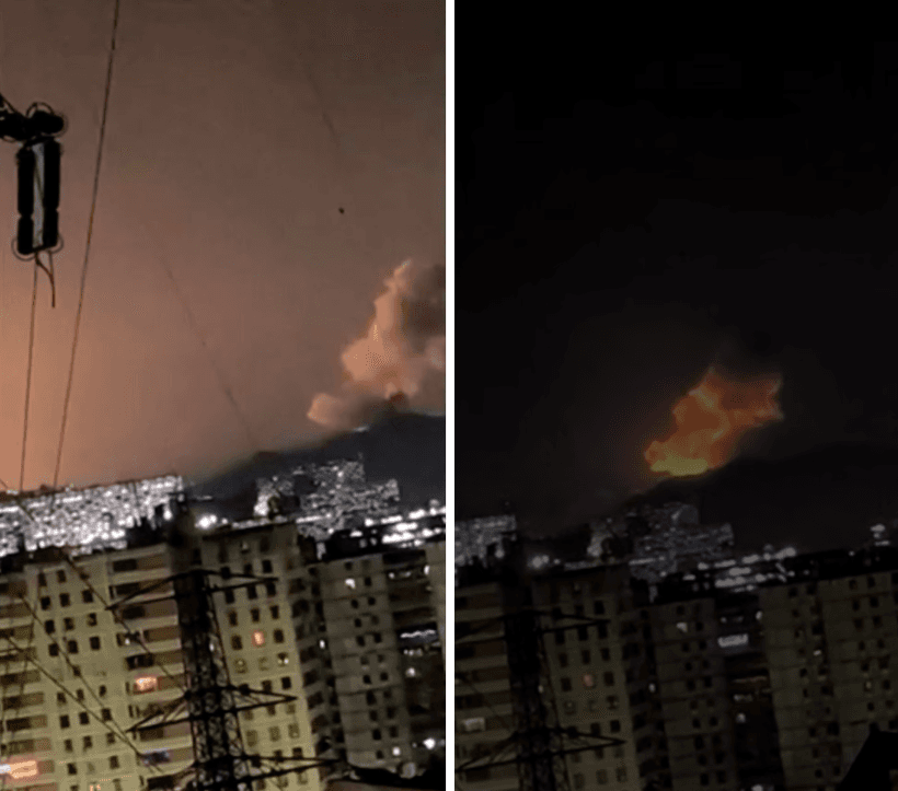 Nhiều tiếng nổ lớn ở thủ đô Caracas, Venezuela