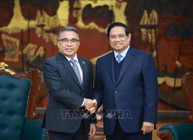 Thủ tướng Phạm Minh Chính tiếp Đại sứ Philippines