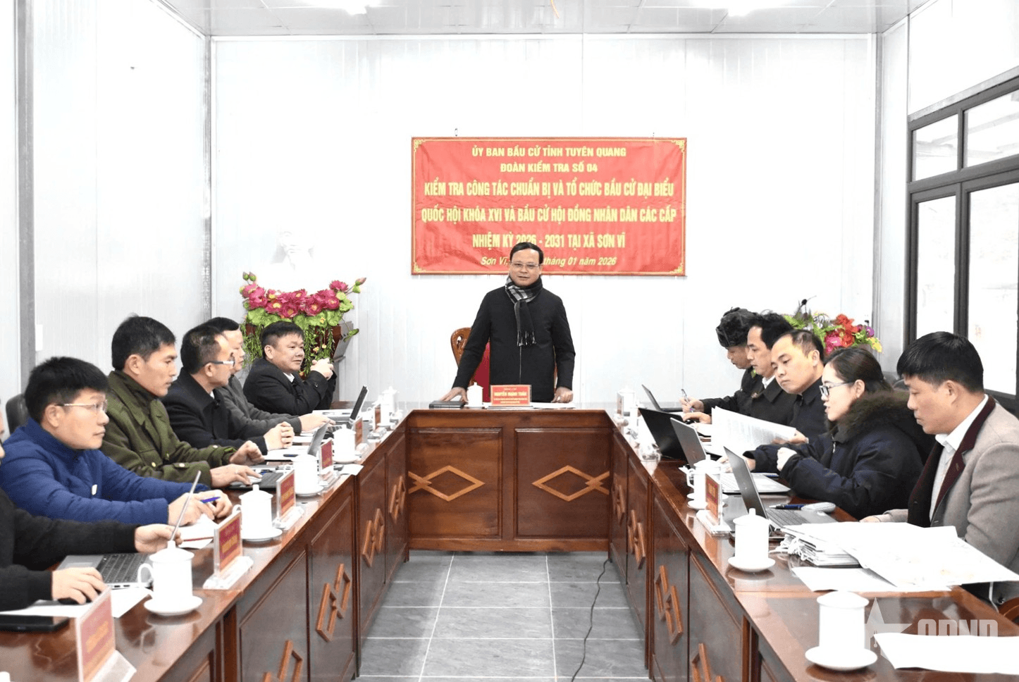 Xã Sơn Vĩ (Tuyên Quang): Công bố 9 đơn vị bầu cử, thành lập 9 ban bầu cử