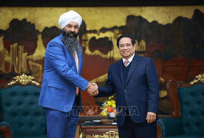 Thủ tướng Phạm Minh Chính tiếp Bộ trưởng Phát triển quốc tế Canada