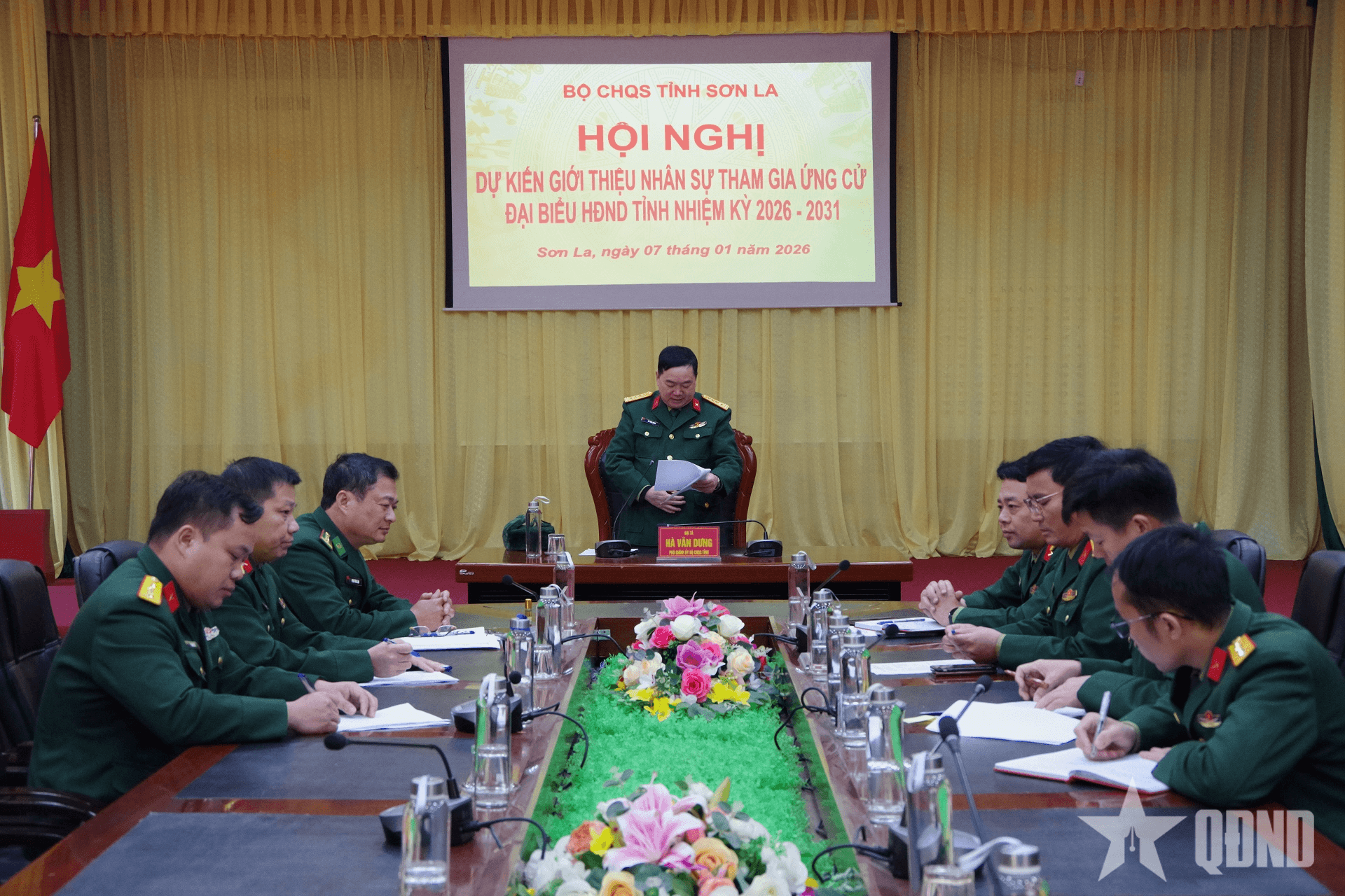 Đại tá Nguyễn Đình Huân được giới thiệu ứng cử đại biểu HĐND tỉnh Sơn La, nhiệm kỳ 2026 - 2031