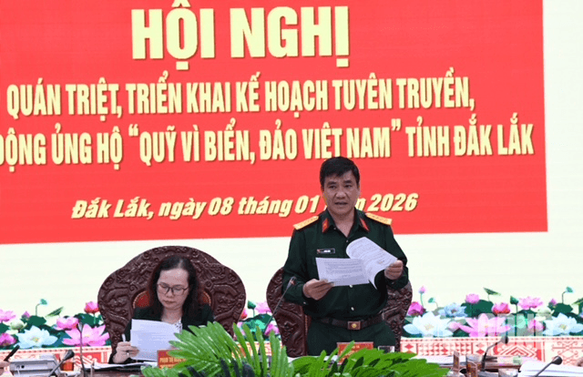 Tỉnh Đắk Lắk vận động ủng hộ “Quỹ vì biển, đảo Việt Nam”