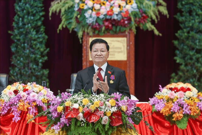 Lãnh đạo Trung Quốc, Campuchia chúc mừng đồng chí Thongloun Sisoulith