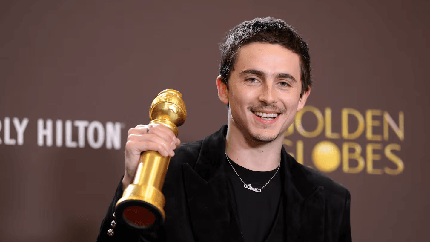 Nam diễn viên Timothée Chalamet lần đầu giành giải Quả cầu Vàng