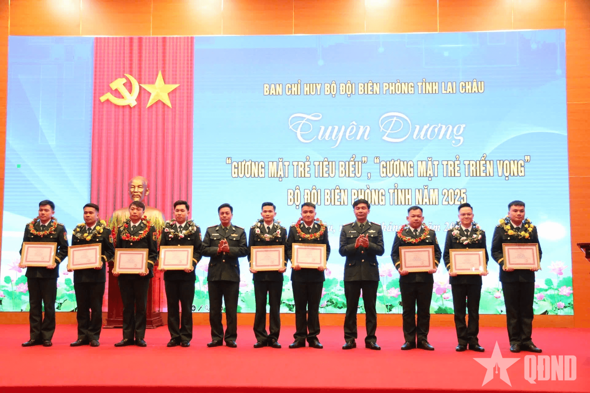 Tuyên dương 10 Gương mặt trẻ tiêu biểu Bộ đội Biên phòng Lai Châu 2025