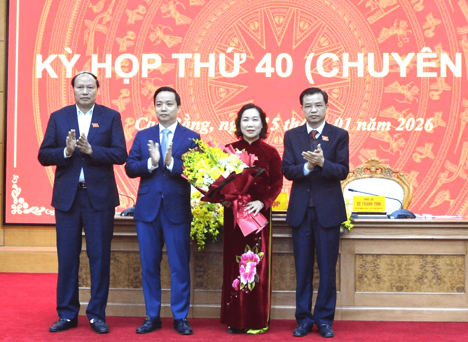 Đồng chí Hà Nhật Lệ được bầu giữ chức Phó chủ tịch UBND tỉnh Cao Bằng