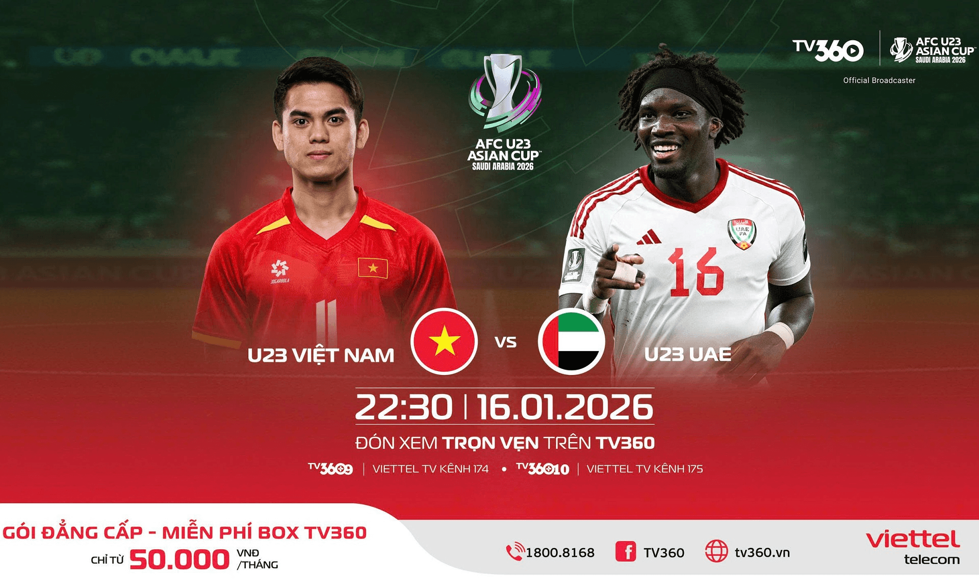 Link xem trực tiếp U23 Việt Nam và U23 UAE tại tứ kết U23 châu Á