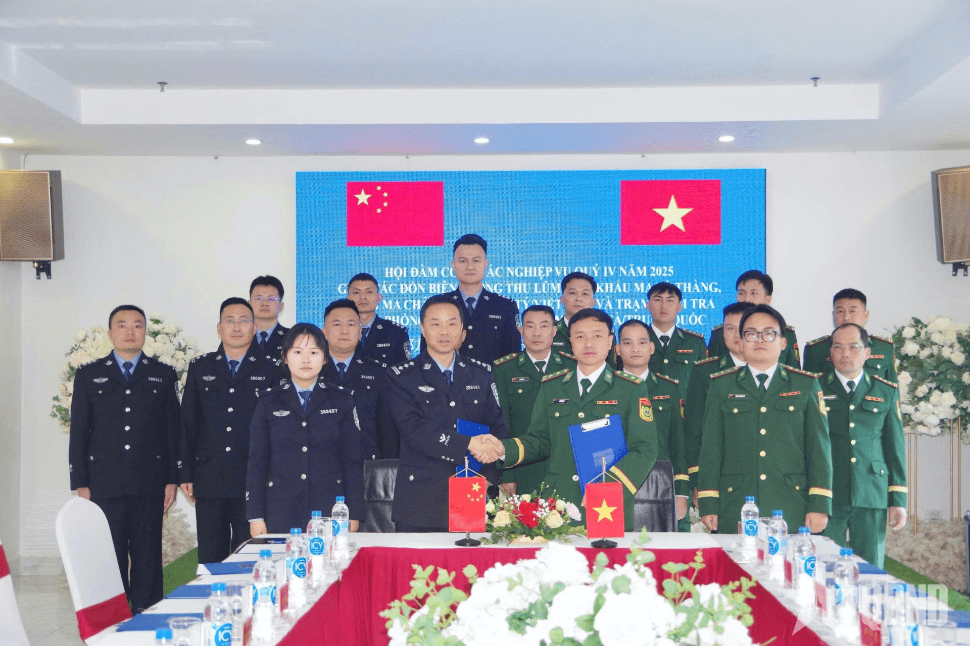 Hội đàm công tác nghiệp vụ Biên phòng Việt Nam-Trung Quốc