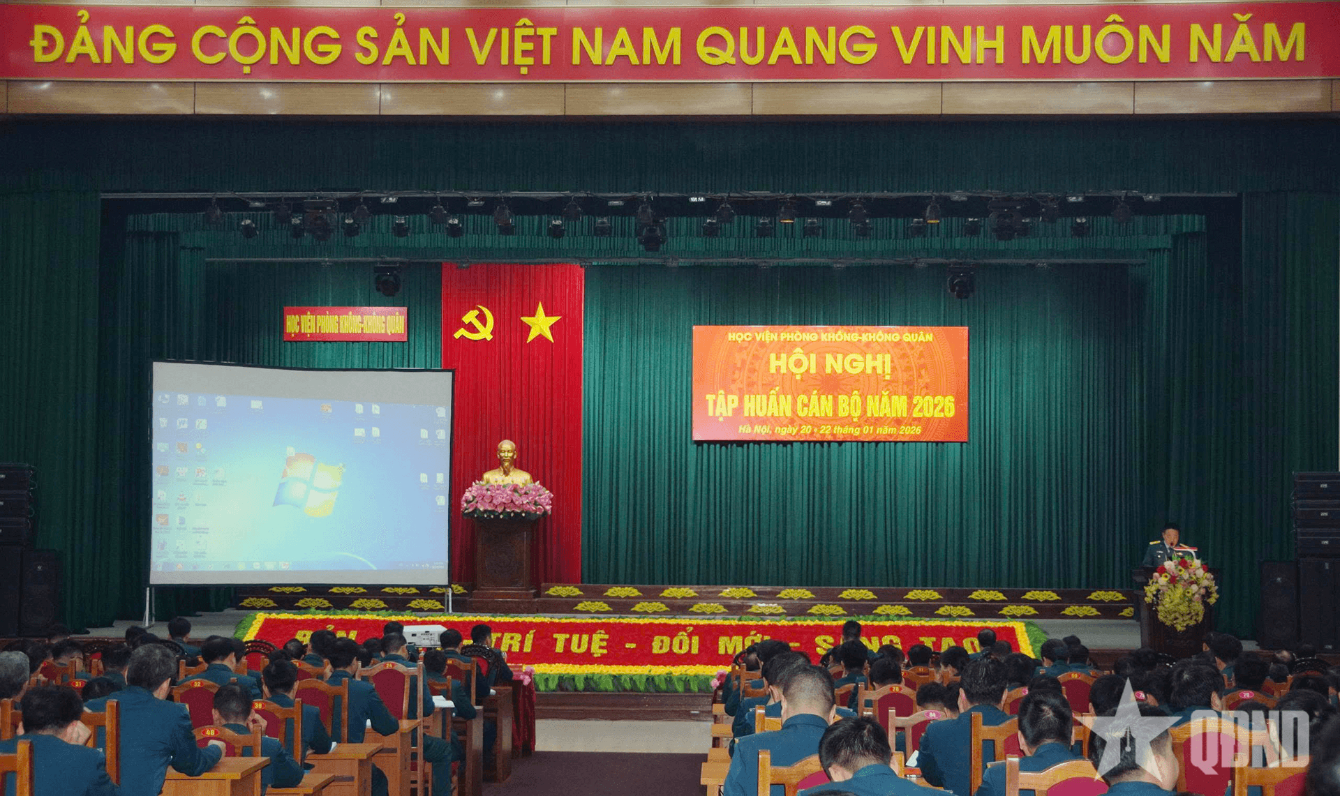 Học viện Phòng không - Không quân khai mạc tập huấn cán bộ năm 2026