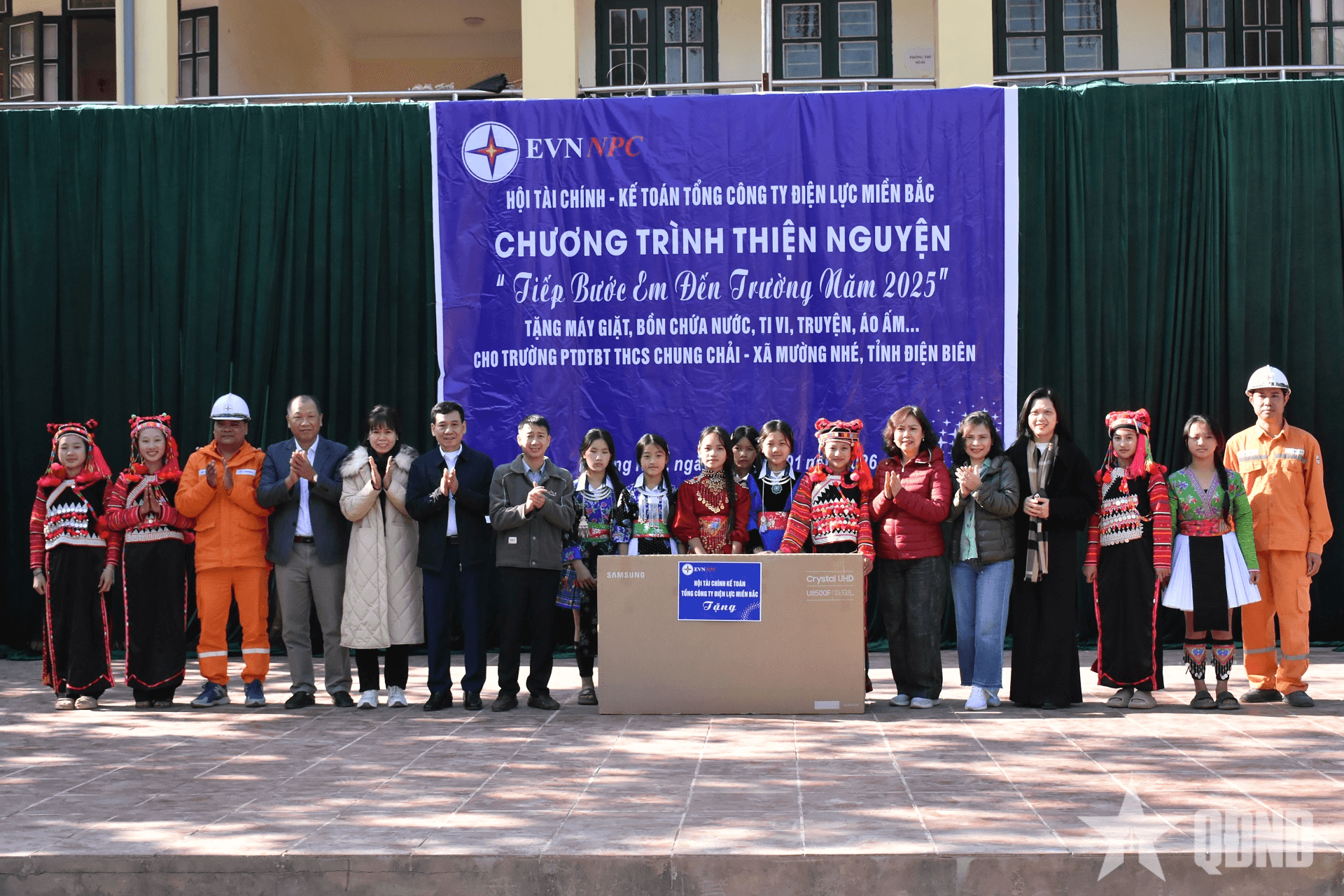 Điện Biên: Lan tỏa yêu thương đến học sinh vùng cao Mường Nhé