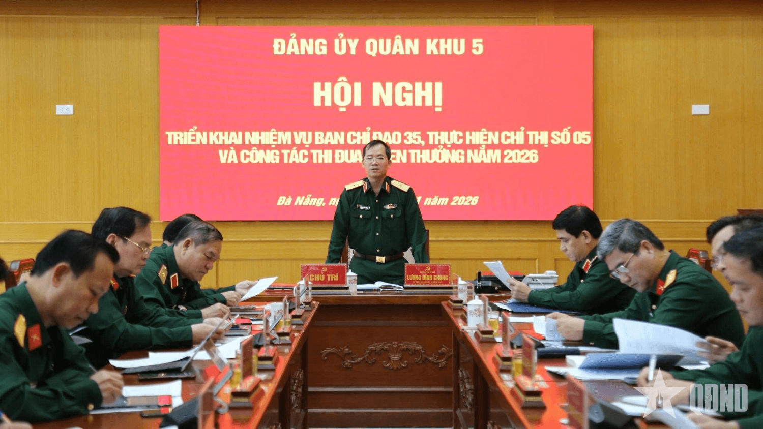 Quân khu 5: Tích cực đấu tranh bảo vệ nền tảng tư tưởng của Đảng