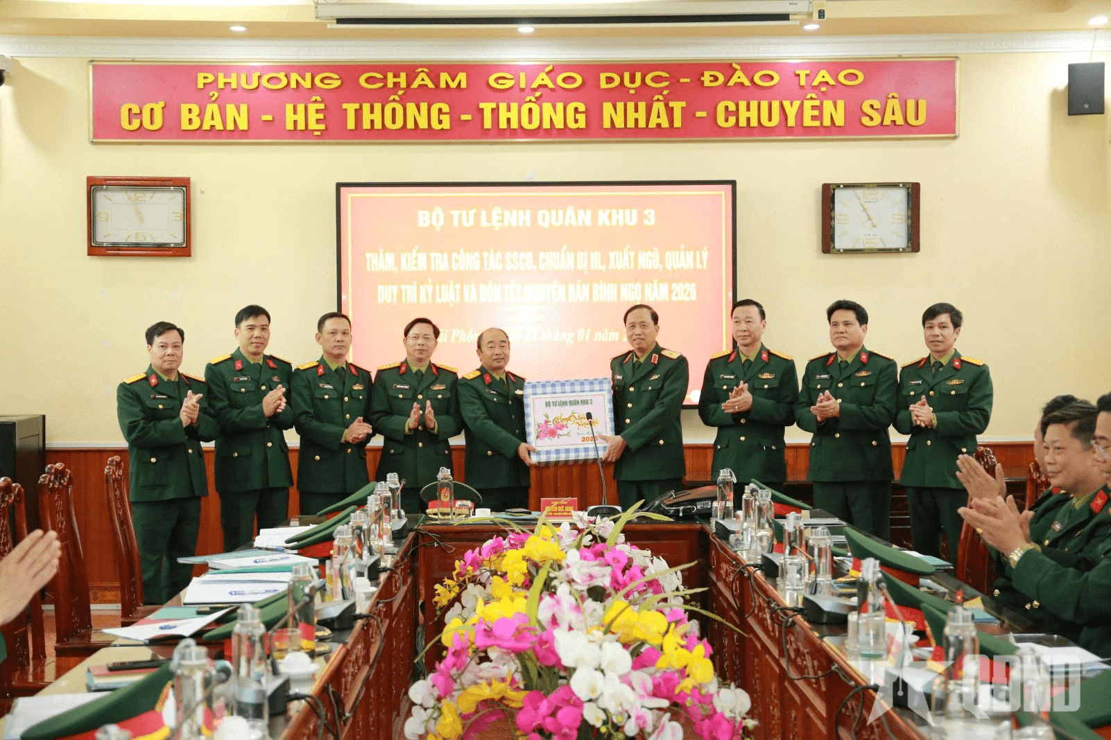 Quân khu 3: Kiểm tra, chúc Tết các đơn vị tại Hải Phòng