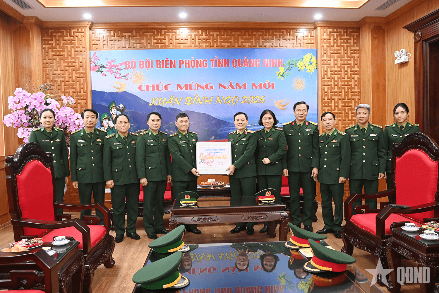 Tư lệnh Quân khu 3 thăm, làm việc tại Ban Chỉ huy Bộ đội Biên phòng tỉnh Quảng Ninh