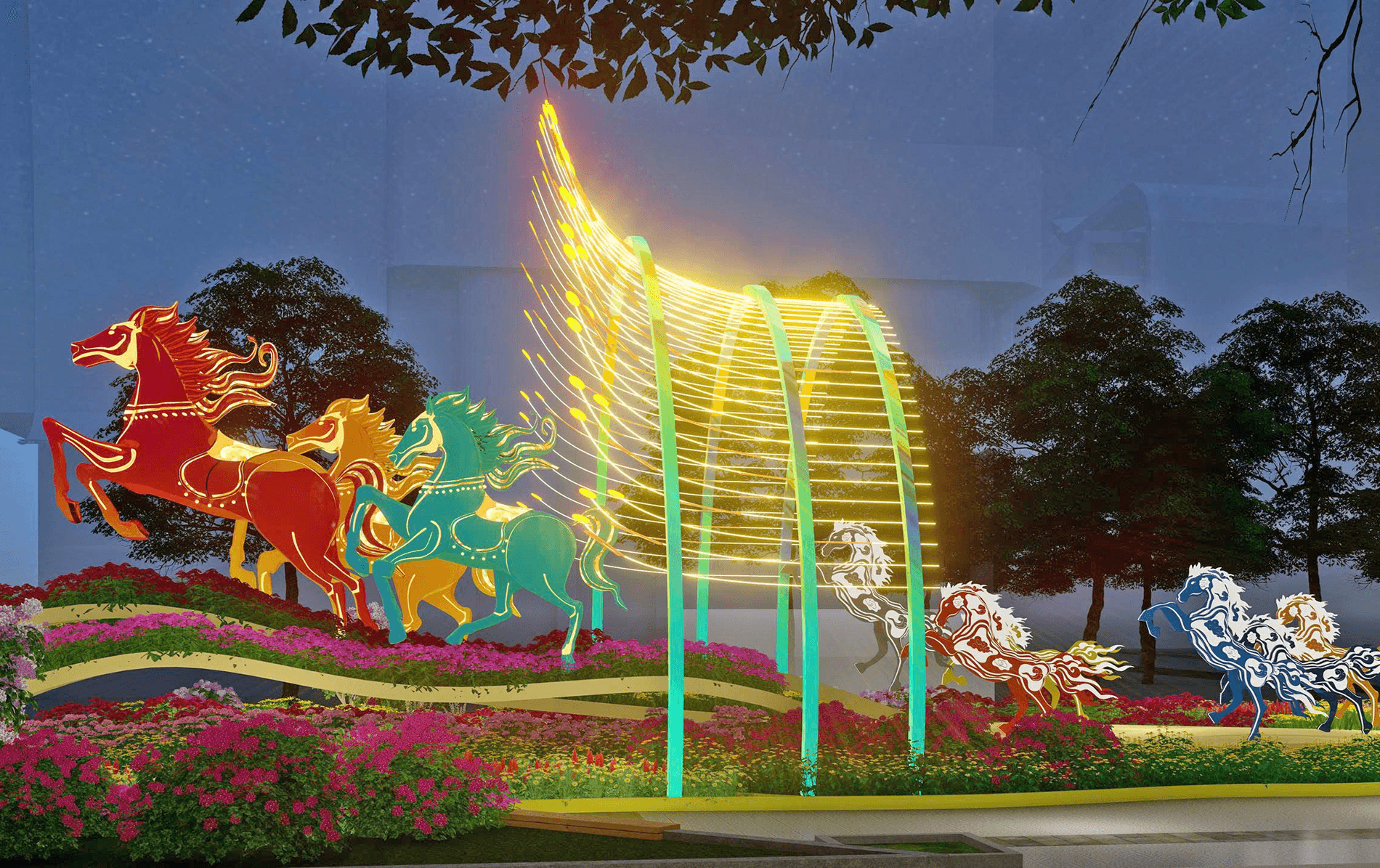 TP Hồ Chí Minh: Đường hoa Nguyễn Huệ sẽ mang đến trải nghiệm mapping độc đáo