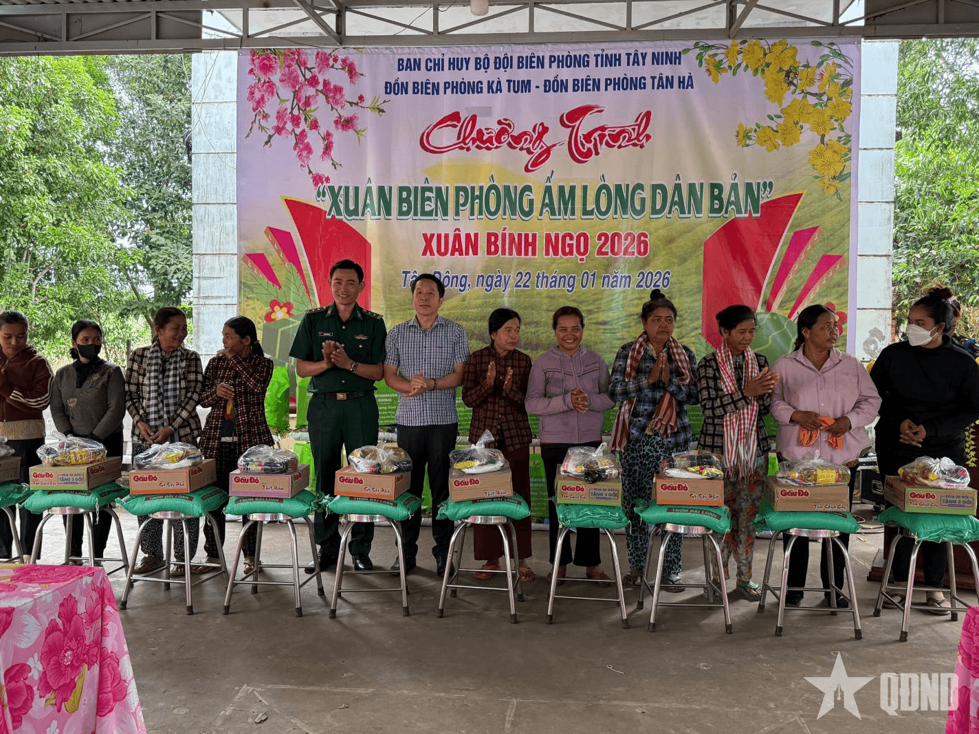 Ấm lòng cư dân biên giới Tây Ninh