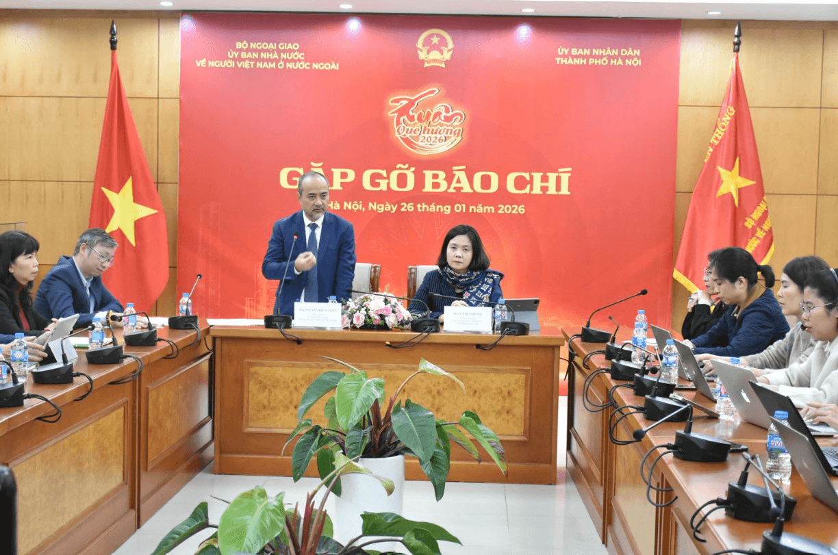 Khoảng 1.500 kiều bào và thân nhân sẽ tham dự chương trình Xuân Quê hương 2026
