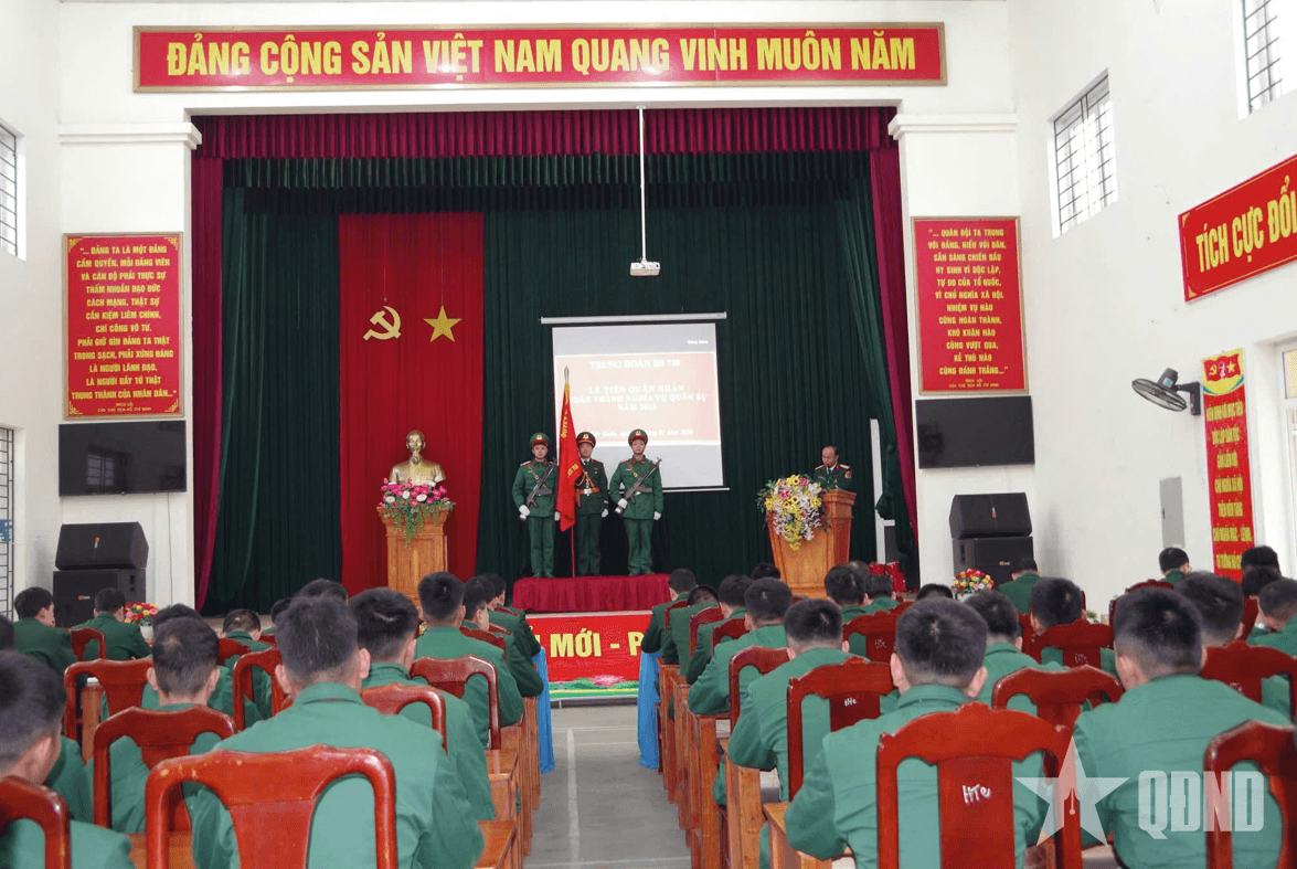 Trung đoàn Bộ binh 750 tiễn quân nhân hoàn thành nghĩa vụ quân sự năm 2026