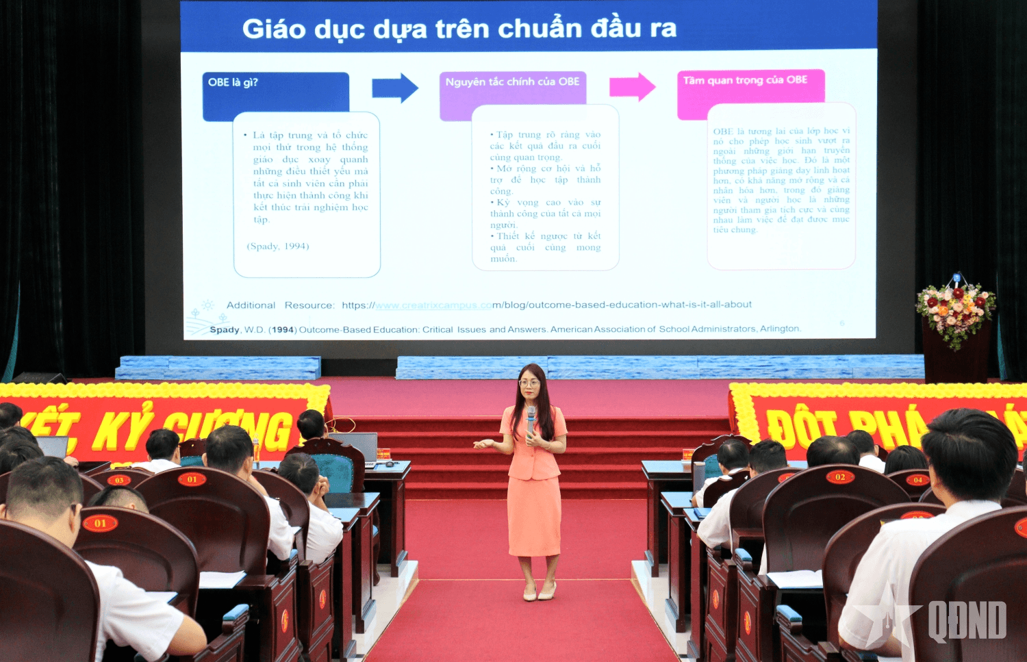Tập huấn xây dựng ngân hàng câu hỏi theo chuẩn đầu ra tại Học viện Hải quân