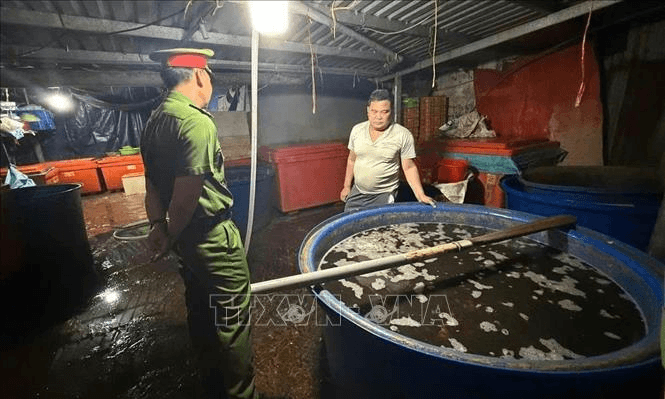 Khởi tố chủ cơ sở ngâm hàng nghìn tấn ốc bươu với hóa chất "thủy tinh lỏng"