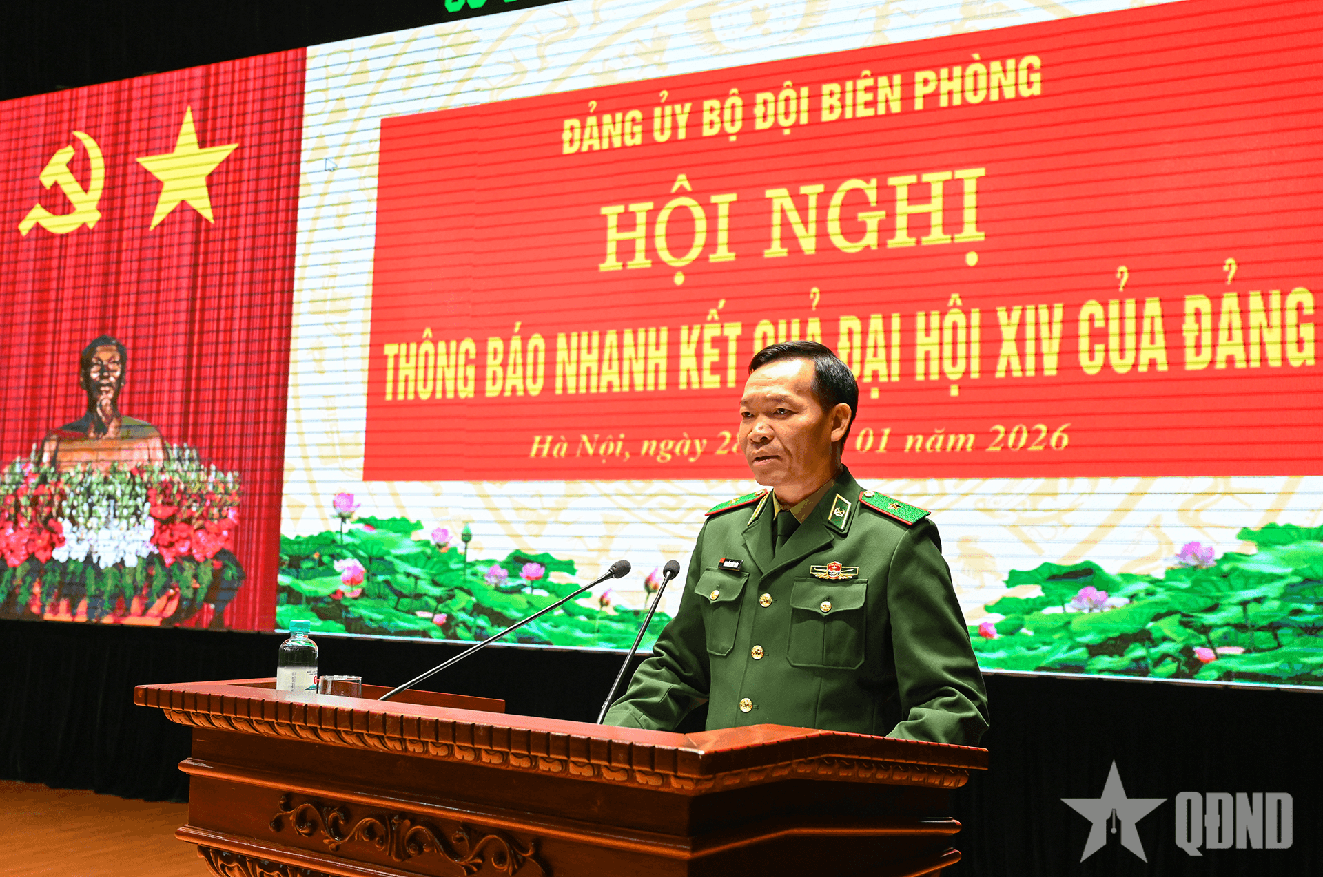 Đảng ủy Bộ đội Biên phòng thông báo nhanh kết quả Đại hội lần thứ XIV của Đảng