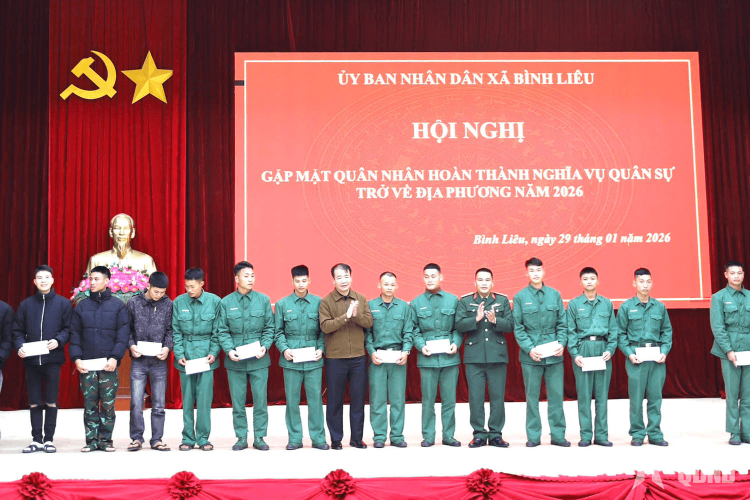 Quảng Ninh: Xã Bình Liêu gặp mặt quân nhân hoàn thành nghĩa vụ quân sự