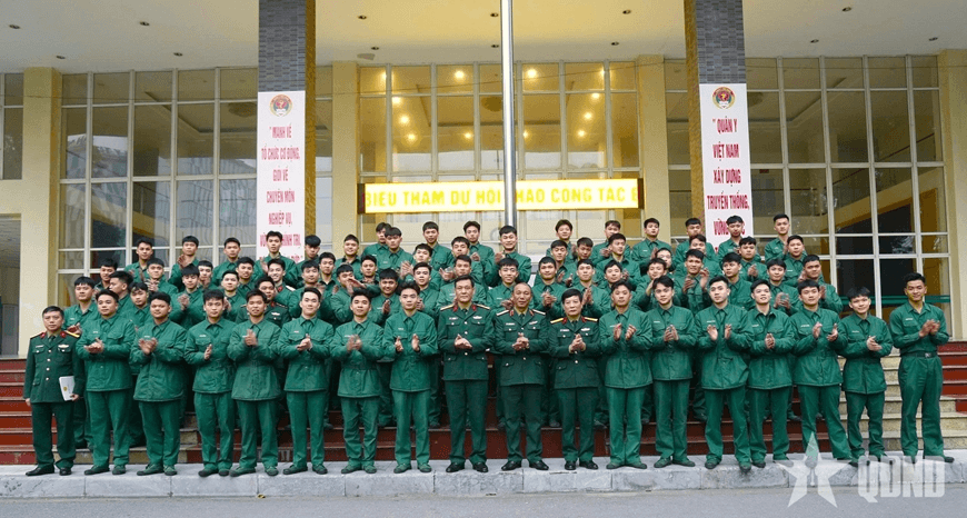 Học viện Quân y tổ chức tiễn quân nhân hoàn thành nghĩa vụ quân sự năm 2026