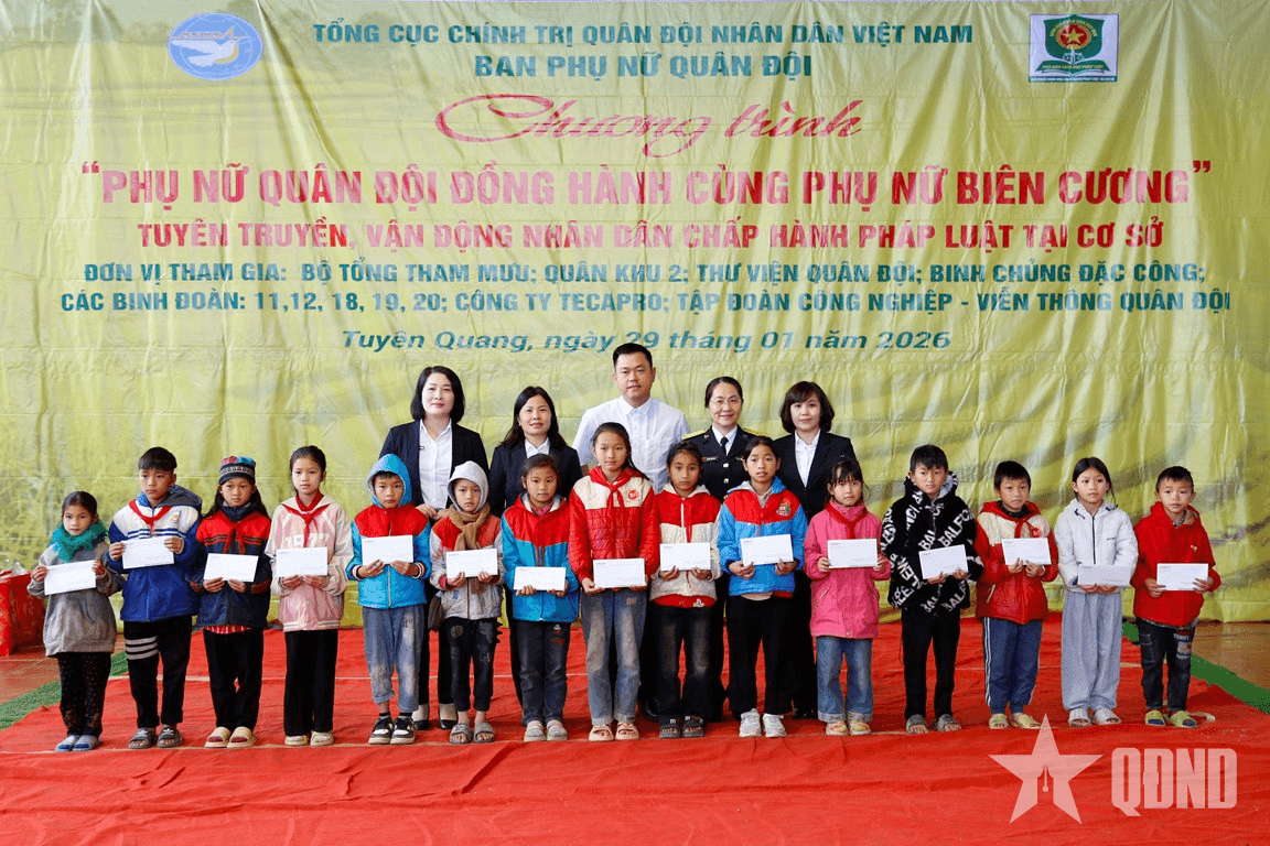 Phụ nữ Binh đoàn 20: Thắp lửa mùa đông, lan tỏa nghĩa tình vùng cao Tuyên Quang