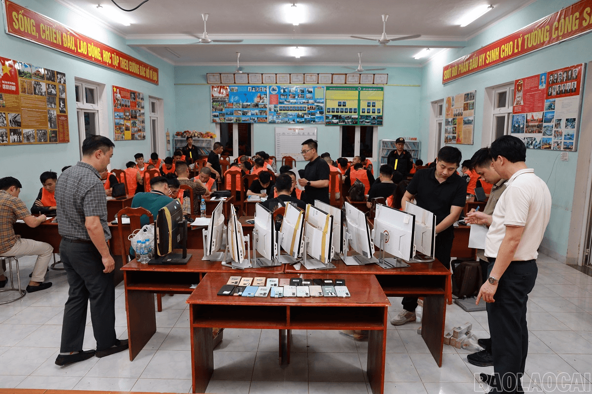 Công an Lào Cai phối hợp triệt phá băng nhóm lừa đảo xuyên quốc gia