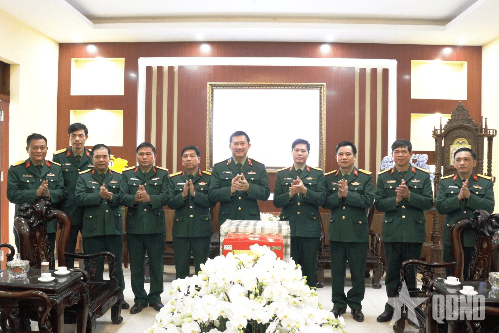 Trung tướng La Công Phương thăm, chúc Tết Lữ đoàn Công binh 575