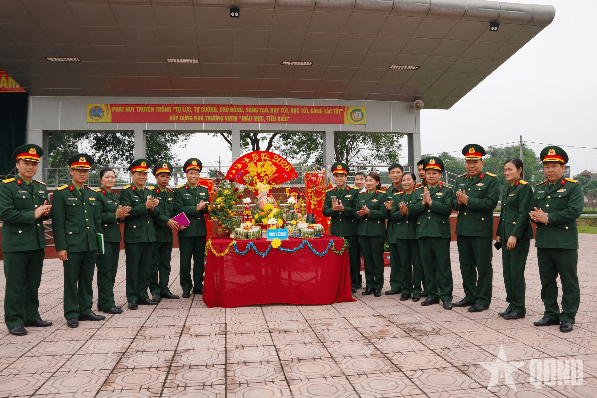 Sôi nổi ngày hội xuân ở Trường Sĩ quan Pháo binh