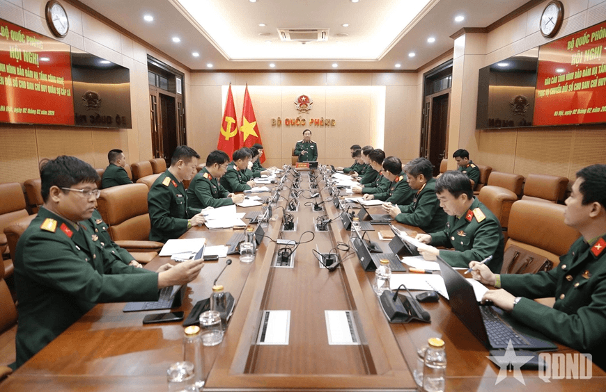 Thượng tướng Lê Huy Vịnh: Khẩn trương bảo đảm hạ tầng công nghệ cho Ban CHQS cấp xã