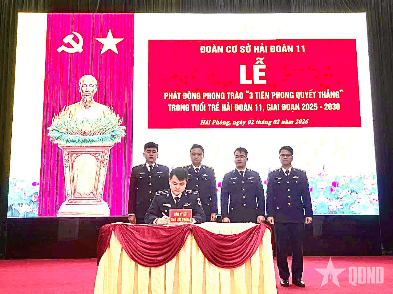 Tuổi trẻ Hải đoàn 11 thi đua thực hiện Phong trào “3 Tiên phong Quyết thắng”