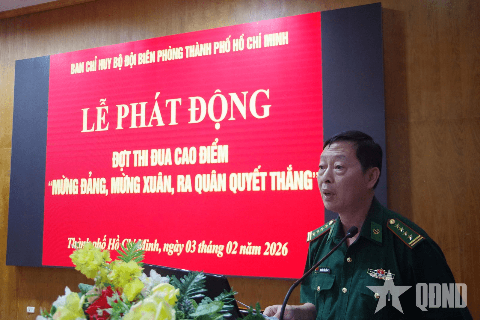 Bộ đội Biên phòng TP Hồ Chí Minh phát động thi đua cao điểm