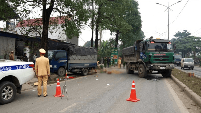 Thái Nguyên: Tai nạn giao thông khiến một cán bộ Cảnh sát giao thông hy sinh