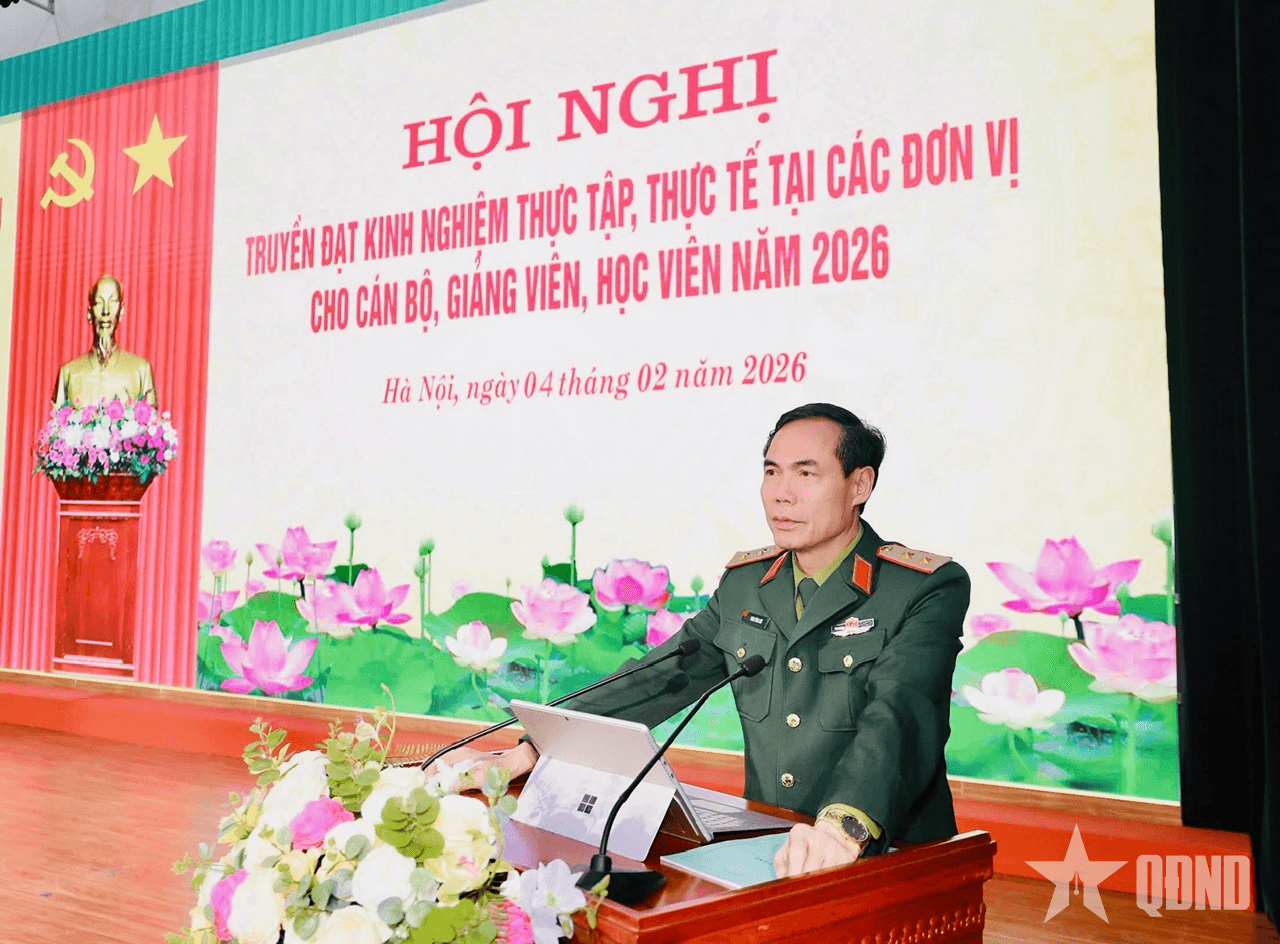 Học viện Hậu cần: Thực tập, thực tế gắn lý luận với thực tiễn