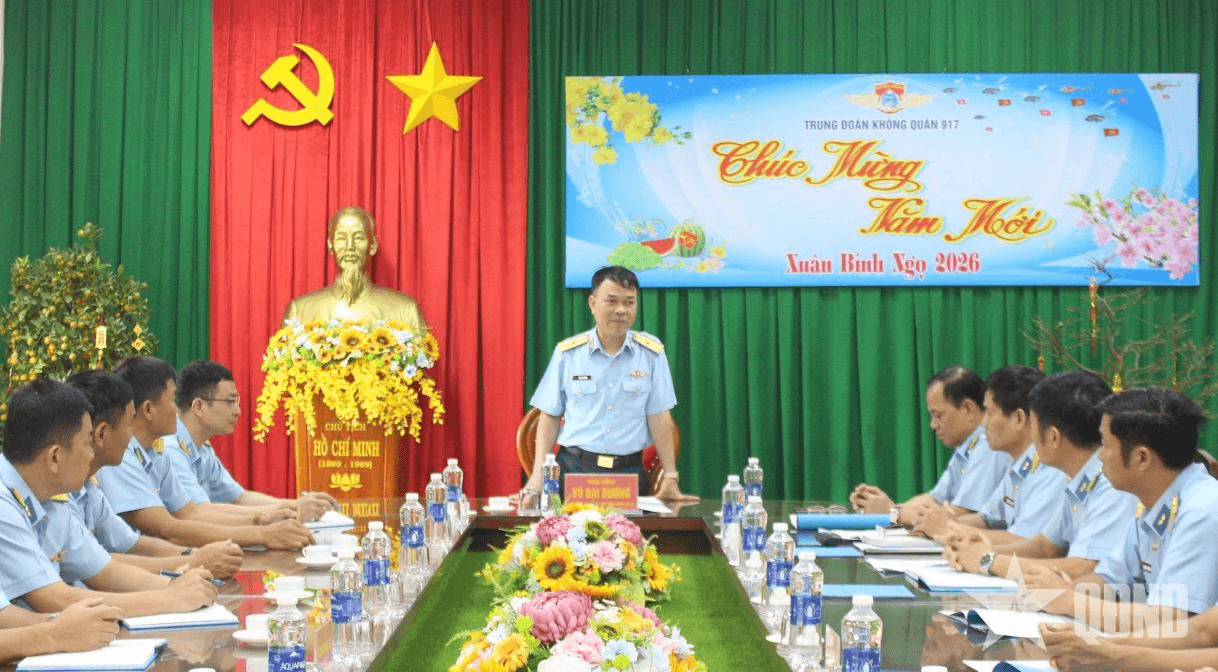 Trung đoàn 917 (Sư đoàn Không quân 370): Chuẩn bị chu đáo cho bộ đội trong dịp Tết