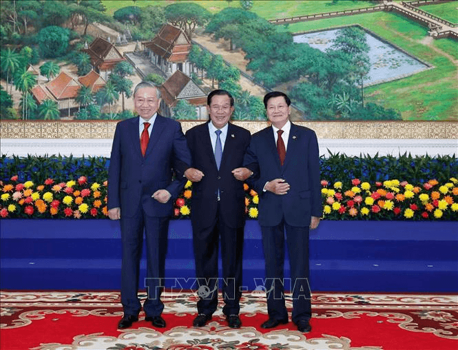 Tổng Bí thư Tô Lâm đồng chủ trì Cuộc gặp giữa người đứng đầu ba Đảng Việt Nam - Campuchia – Lào