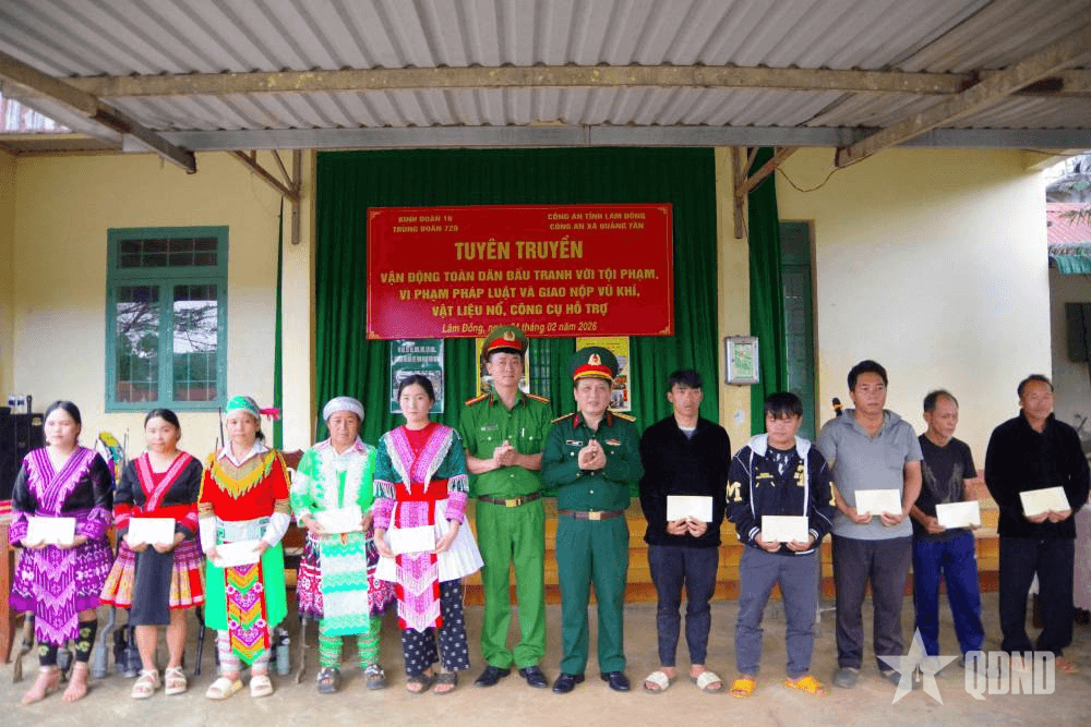 Mùa xuân yên bình trên vùng đất Quảng Tân