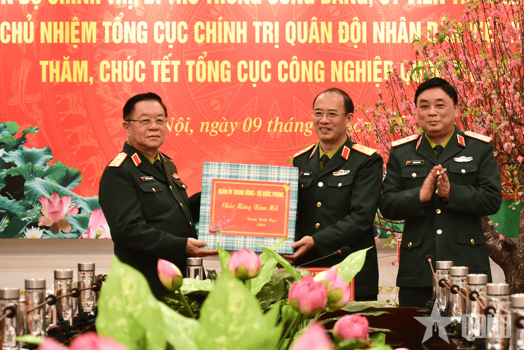 Đại tướng Nguyễn Trọng Nghĩa thăm, chúc Tết Tổng cục Công nghiệp Quốc phòng