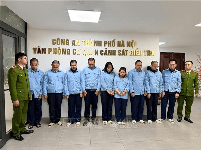 Khởi tố 9 đối tượng trong đường dây lừa đảo chiếm đoạt hơn 318 tỷ đồng