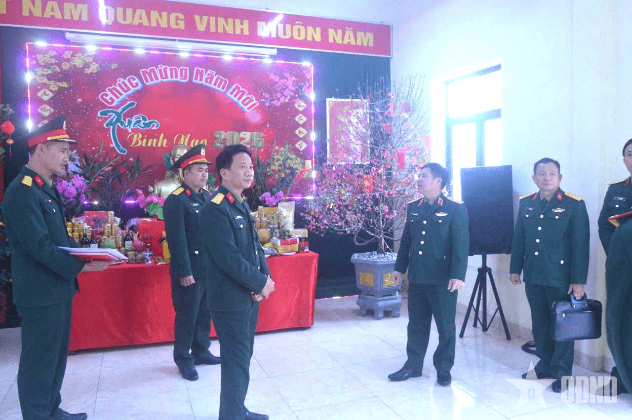 Trường Quân sự Quân đoàn 12: Bảo đảm đón Tết vui tươi, đầm ấm, an toàn, ý nghĩa